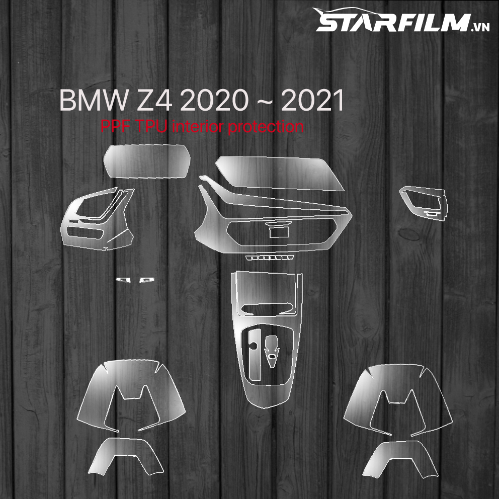 BMW Z4 2020~2021 PPF TPU nội thất chống xước tự hồi phục